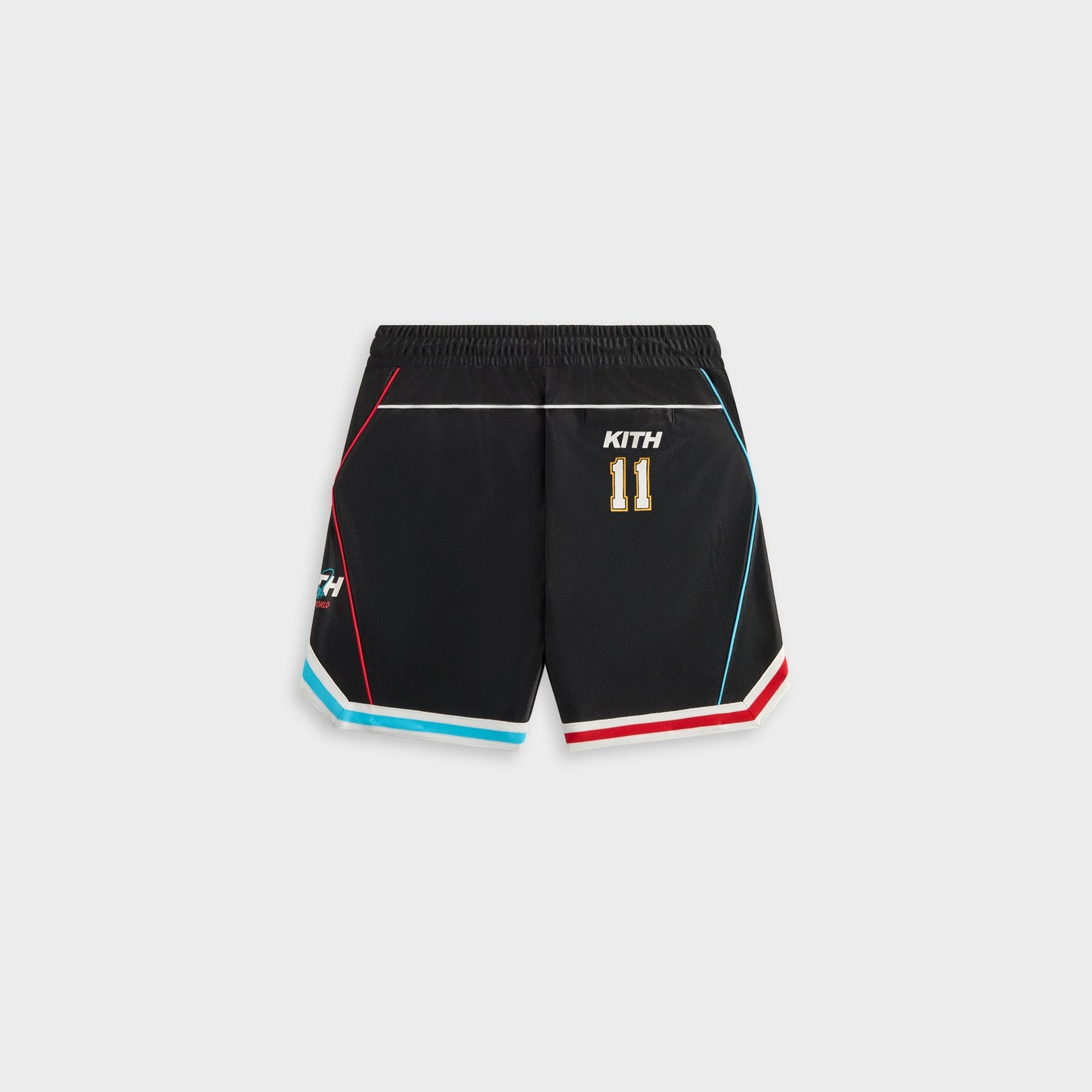 Kids Kith Kith Kids NY to the World Unisphere Faille Short - Black
