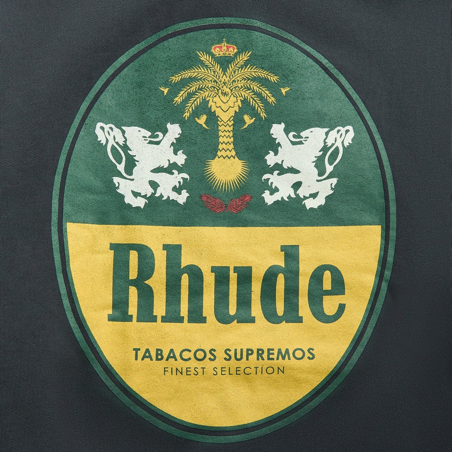 Men Kith Rhude Tabaco Hoodie - Black