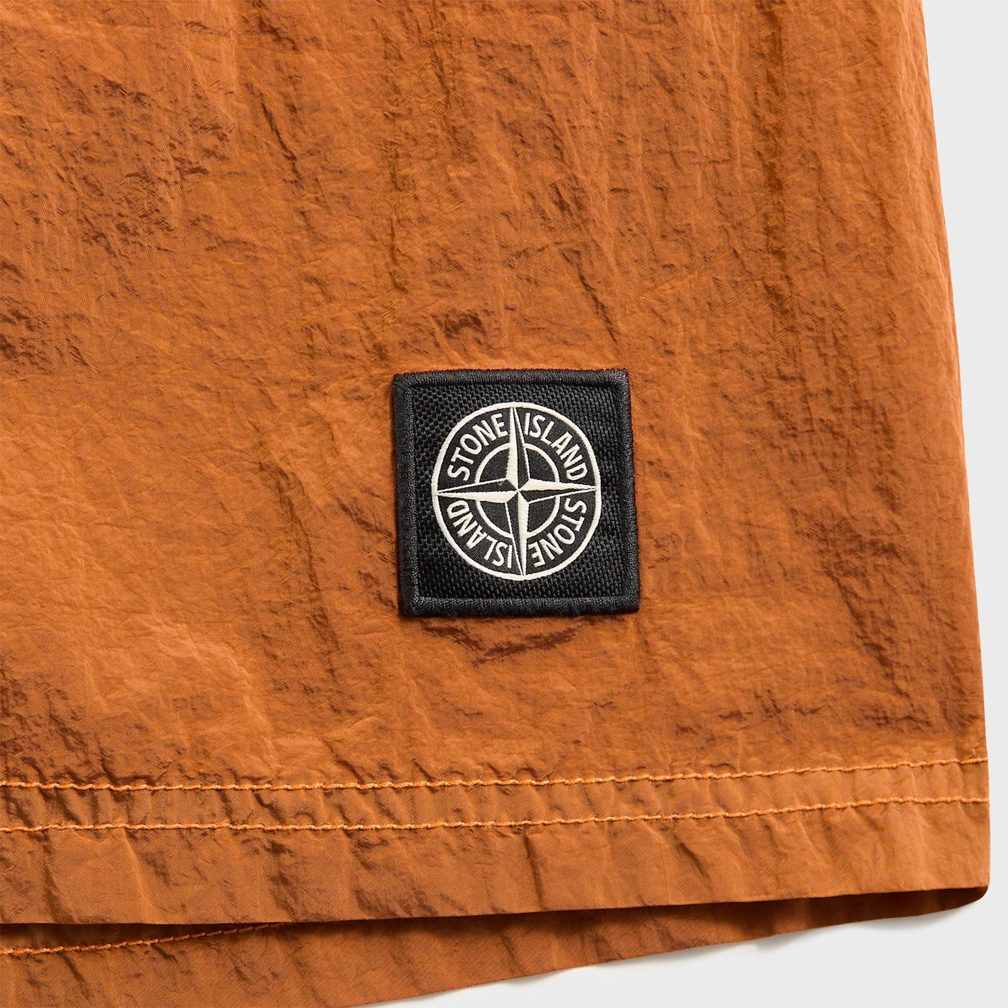Men Kith Stone Island Nylon Metal Swim Short - Arancio