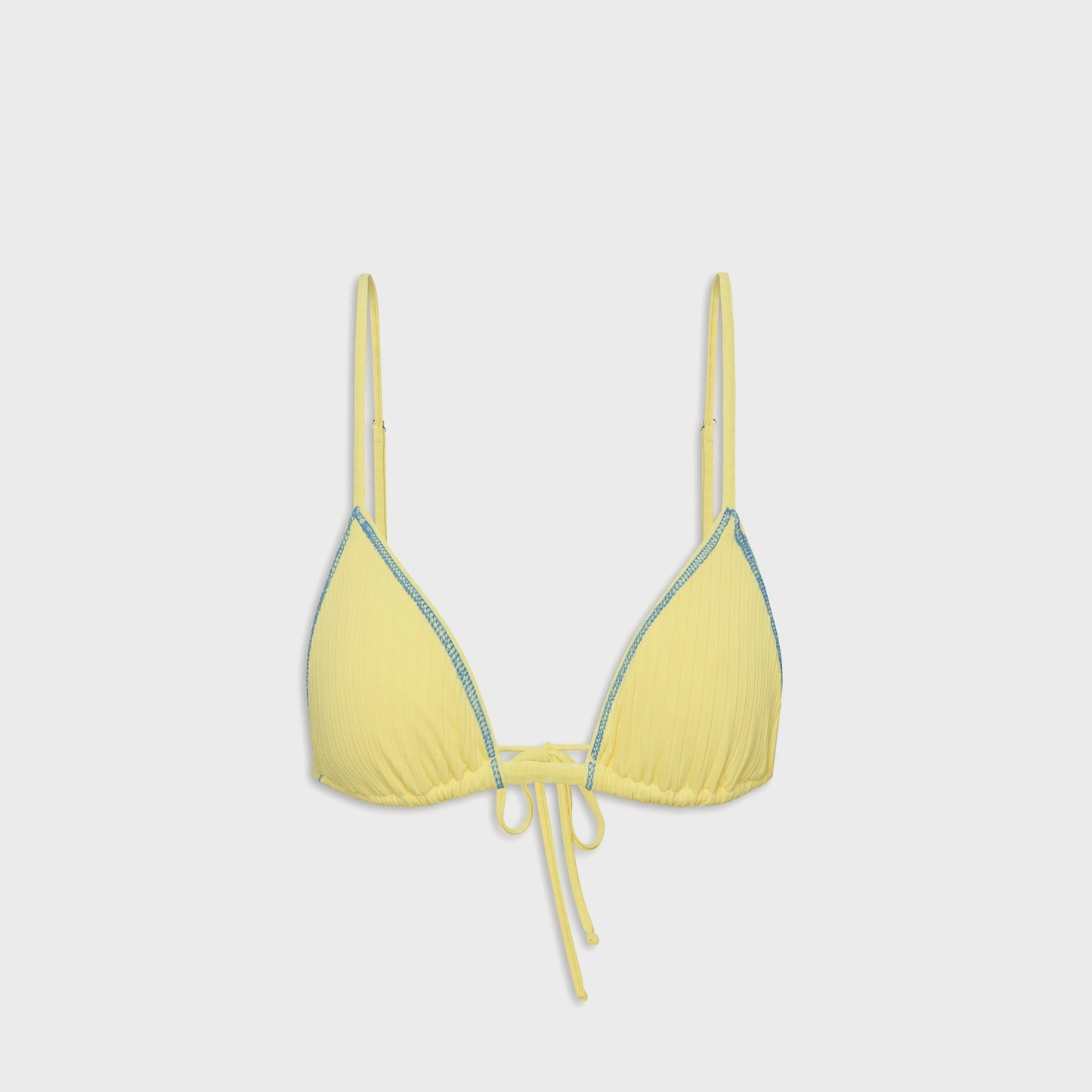 Women Kith Frankies Bikinis Lumia Ribbed Top - Honeycomb