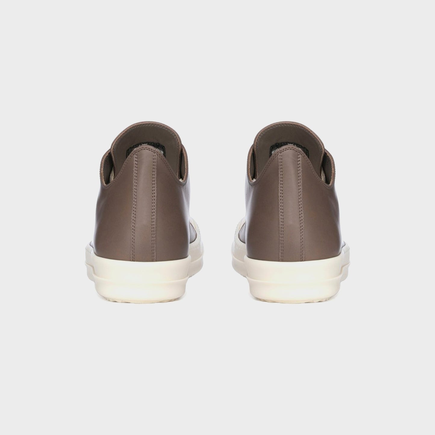 Men|Women Kith Rick Owens Low Sneakers Scarpe in Pelle - Dust / Milk / Milk
