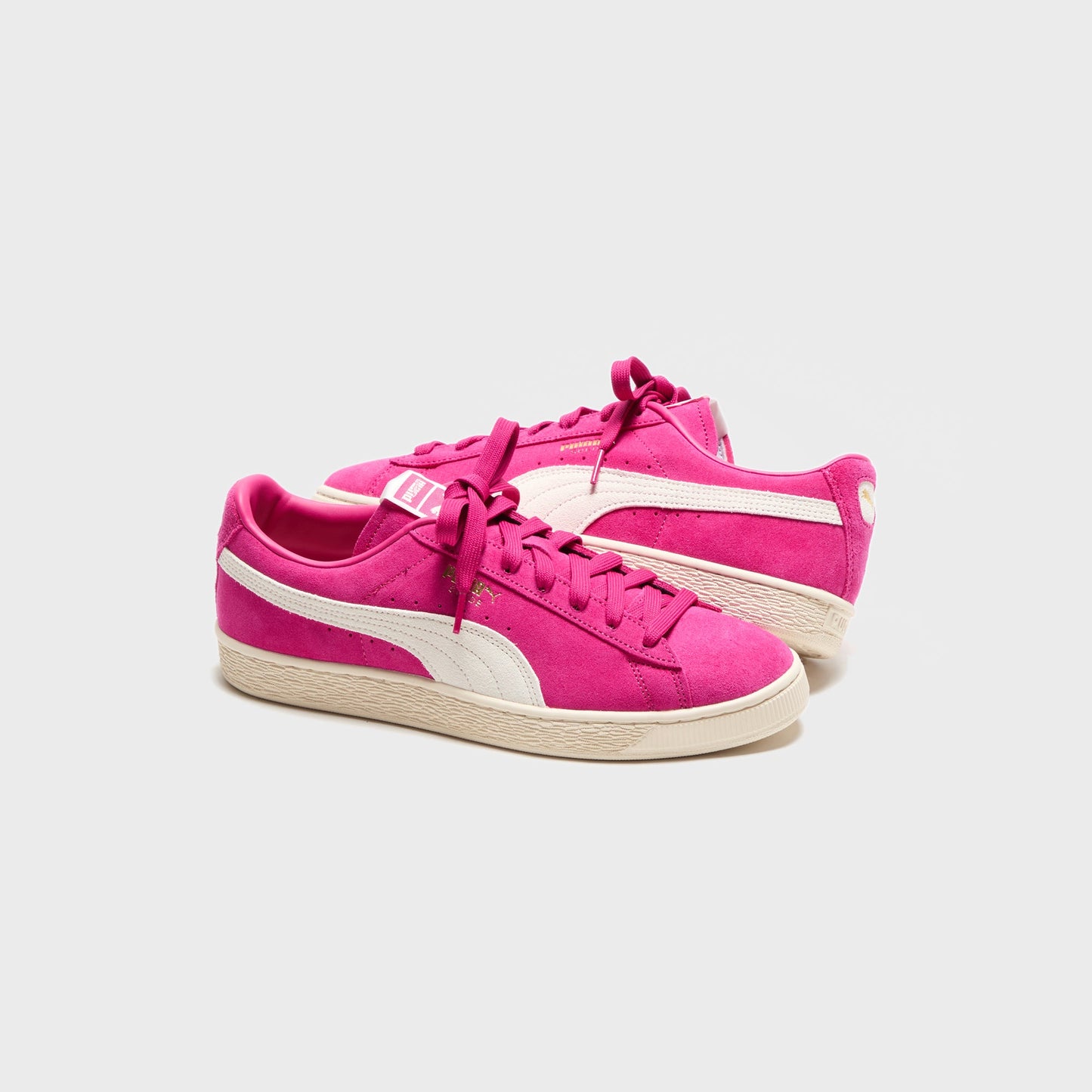 Men Kith PUMA Suede Charles F. Stead II - Pink Alert / White