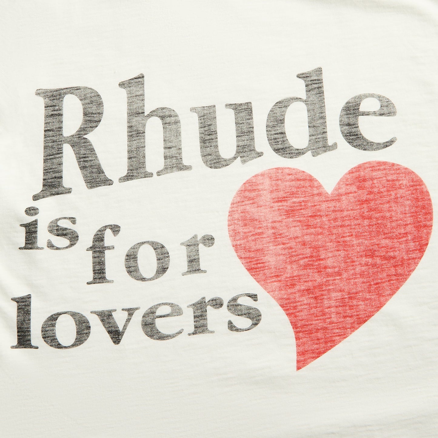 Men Kith Rhude Lovers Slub Tee - White