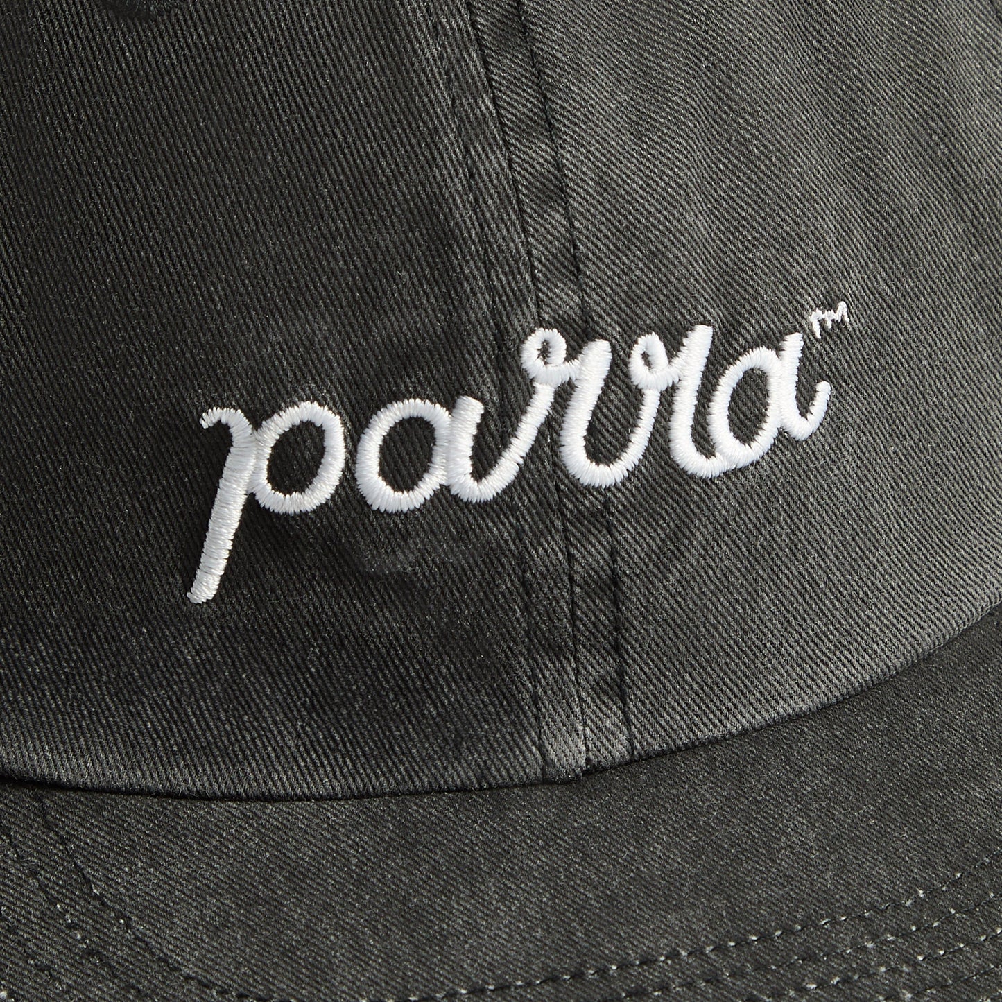 Men Kith by Parra Scripted 6 Panel Cap - Washed Black