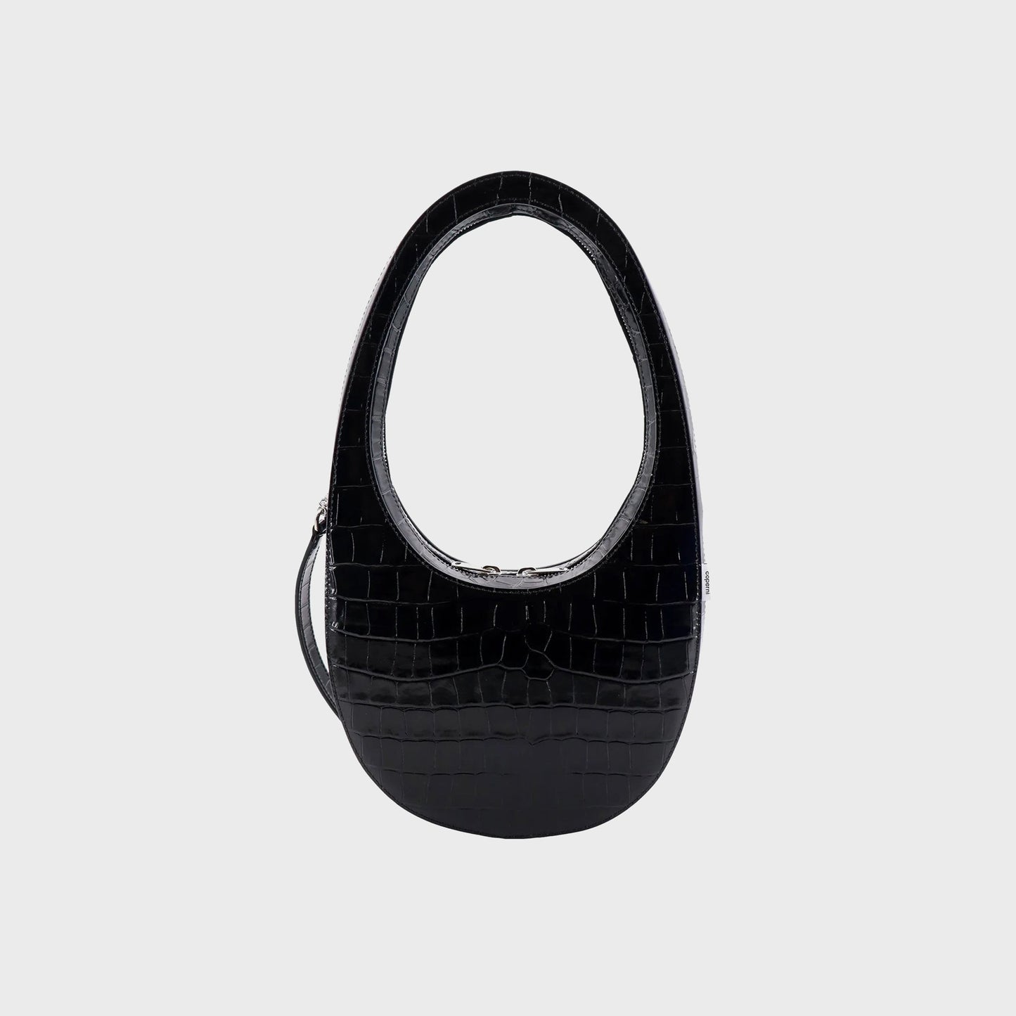 Women Kith Coperni Python Embossed Swipe Bag - Black