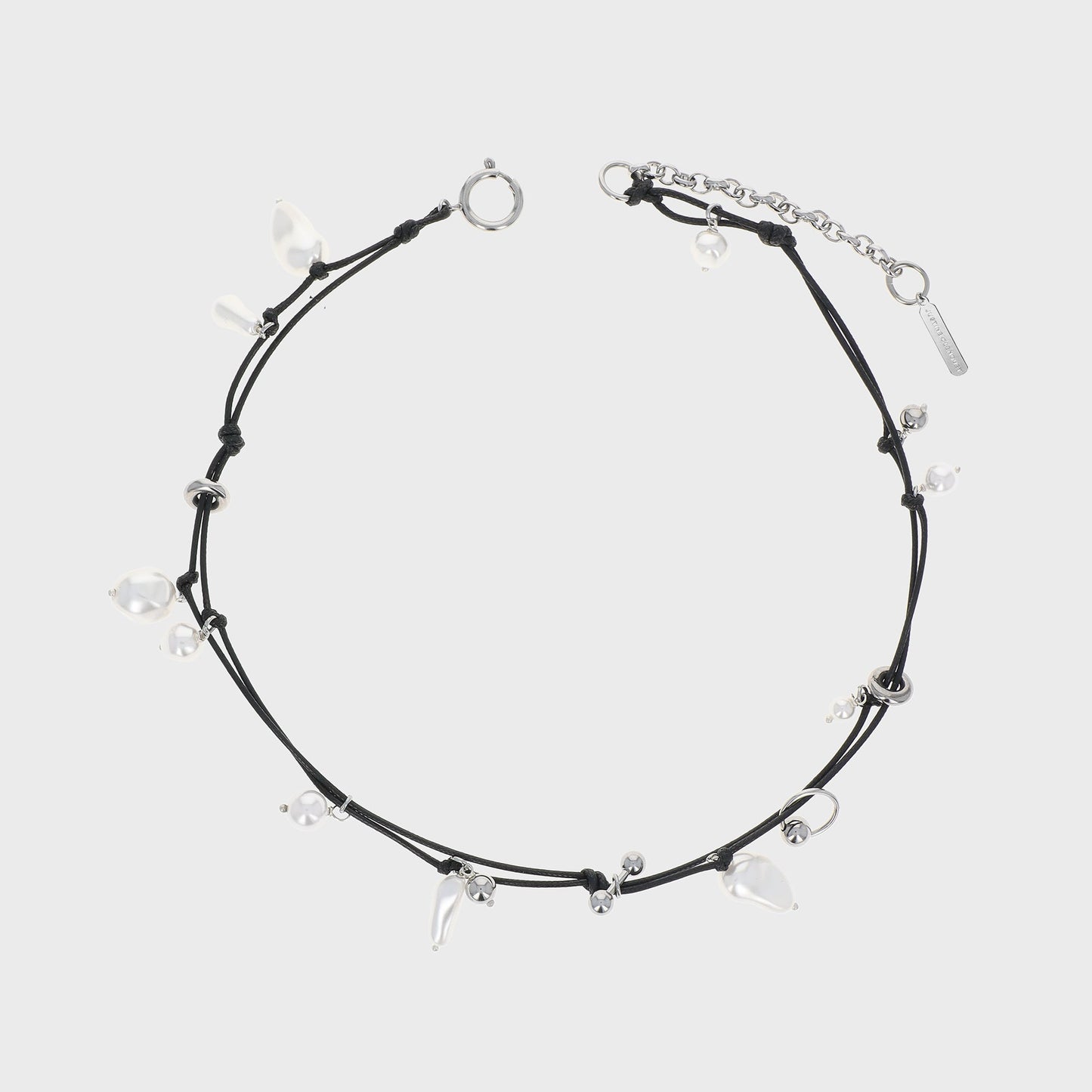 Women Kith Justine Clenquet Stella Necklace - Black