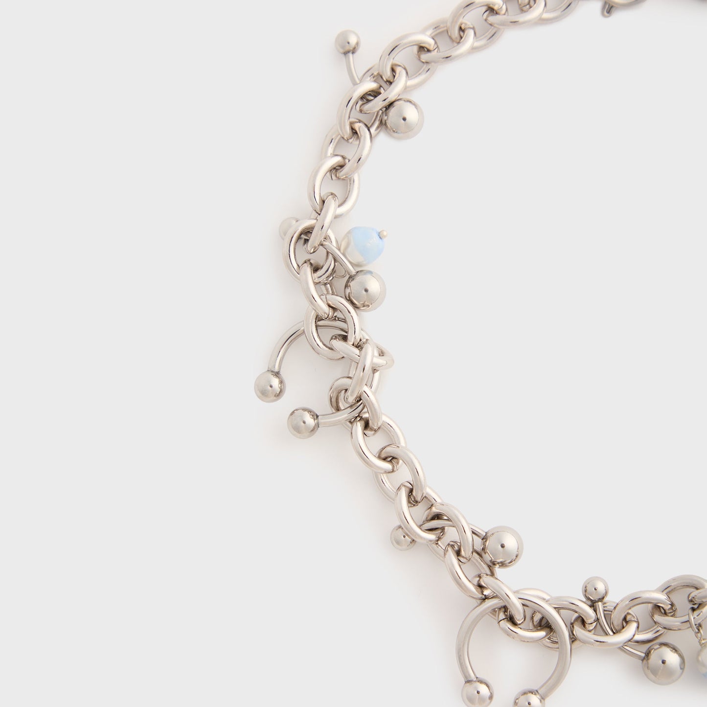 Women Kith Justine Clenquet Holly Summer Necklace - Pearl Blue