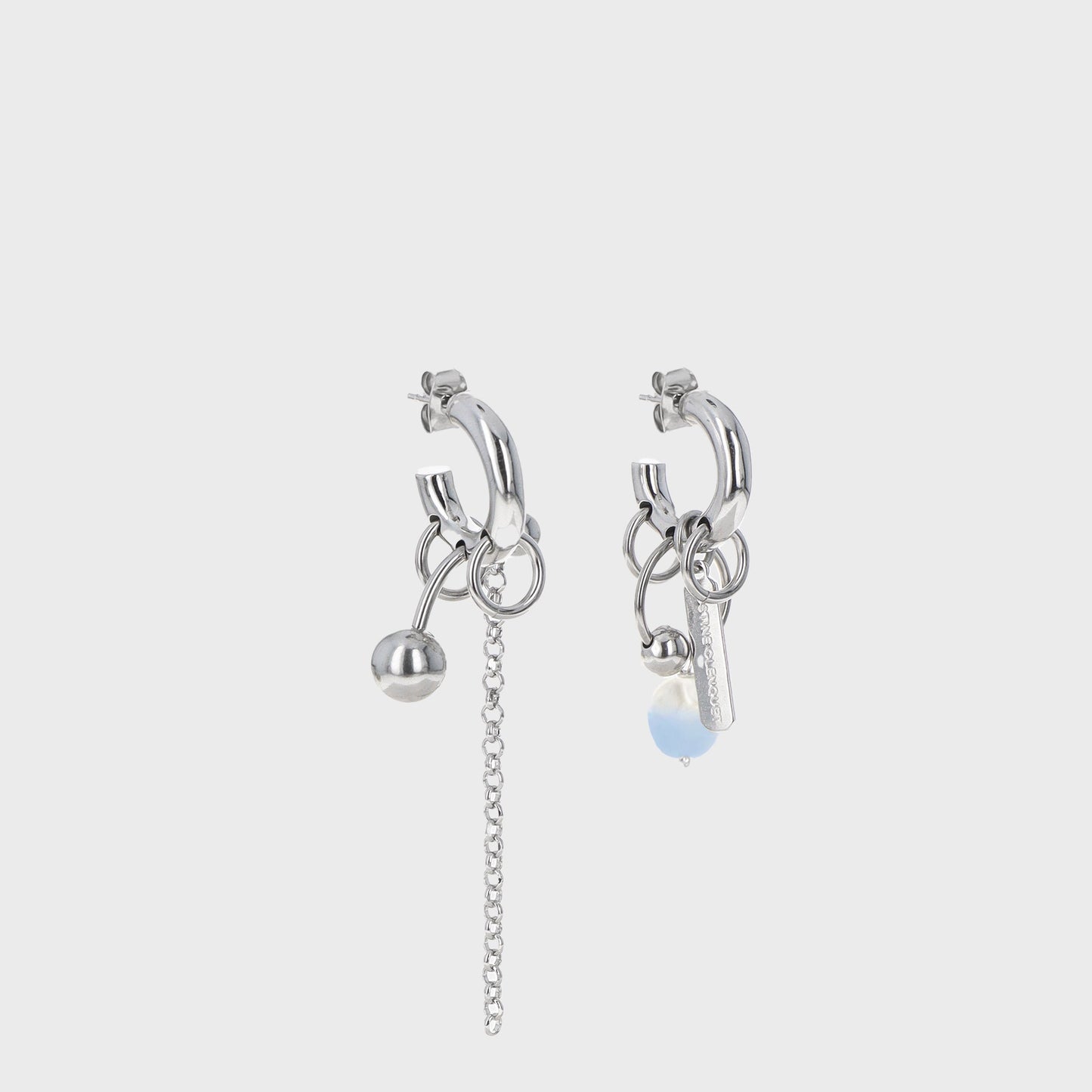 Women Kith Justine Clenquet Holly Earring - Pearl Blue
