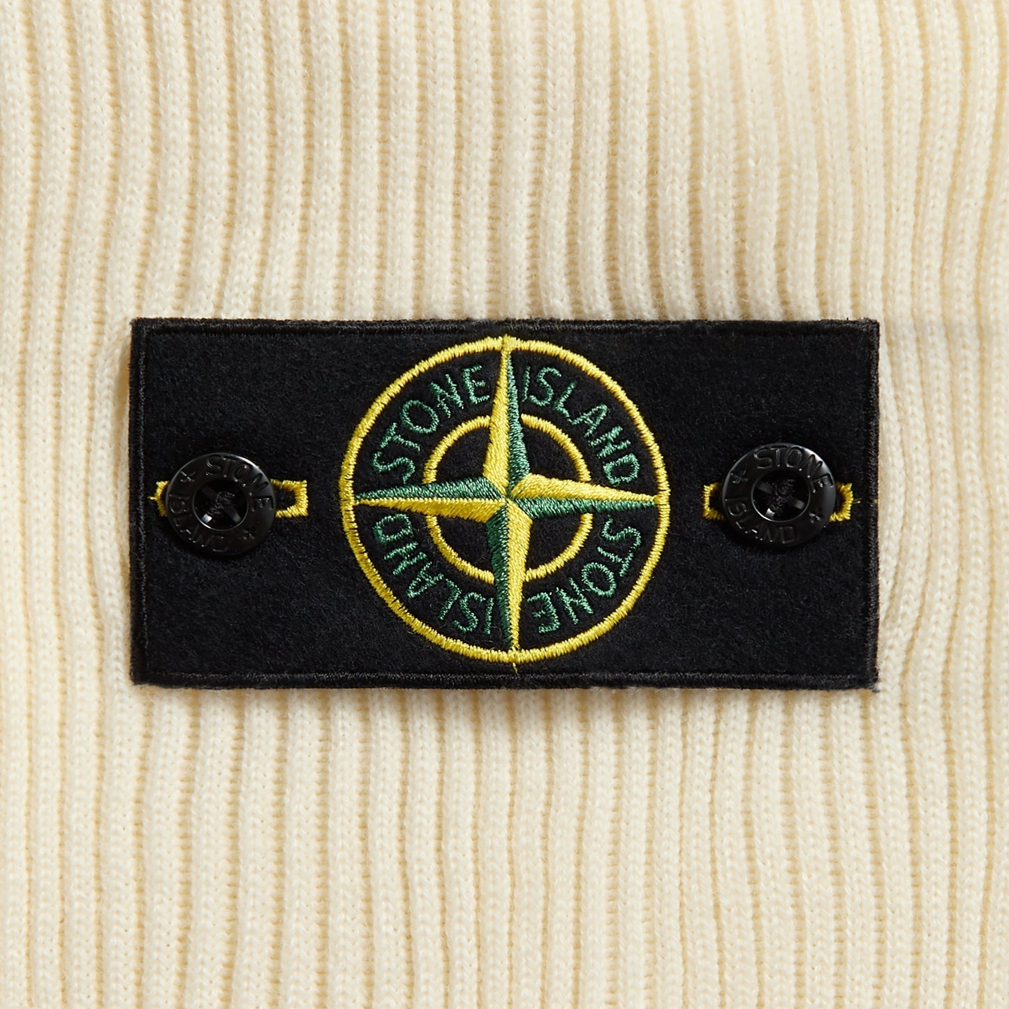 Men Kith Stone Island Crewneck Sweater - Ivory