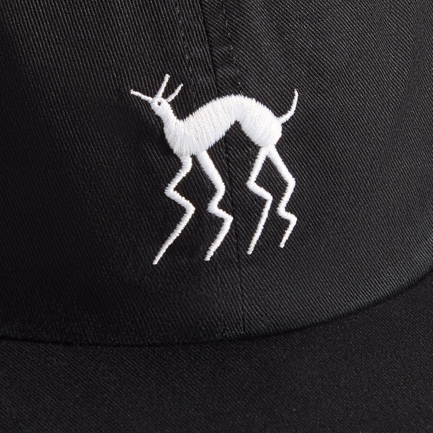 Men Kith by Parra Spikey Legs 6-Panel Cap - Black