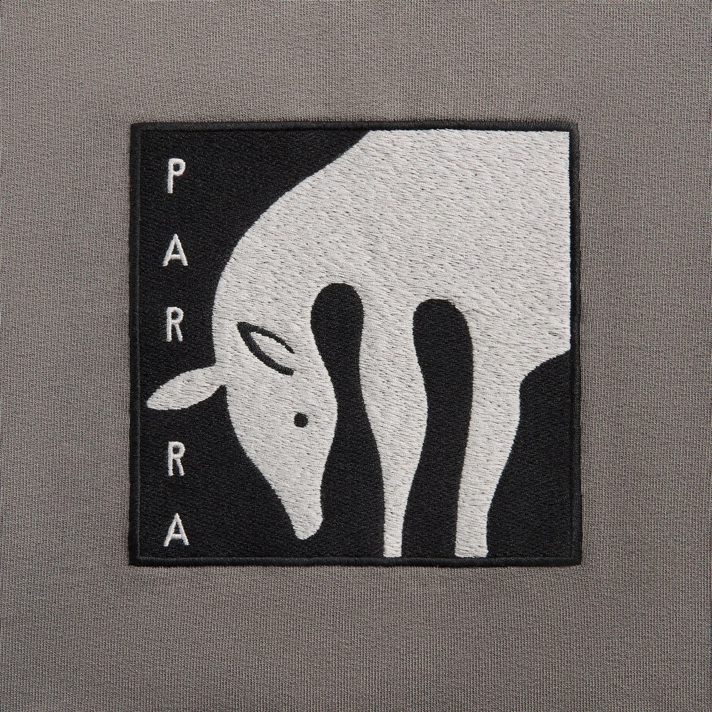 Men Kith by Parra Get On The Donkey Hooded Sweatshirt - Washed Grey