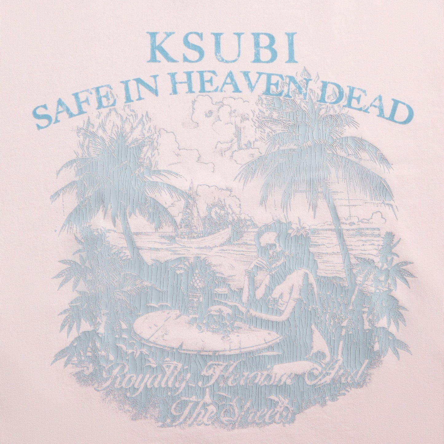 Men Kith Ksubi Paradiso Ekcess Short Sleeve Tee - Pink