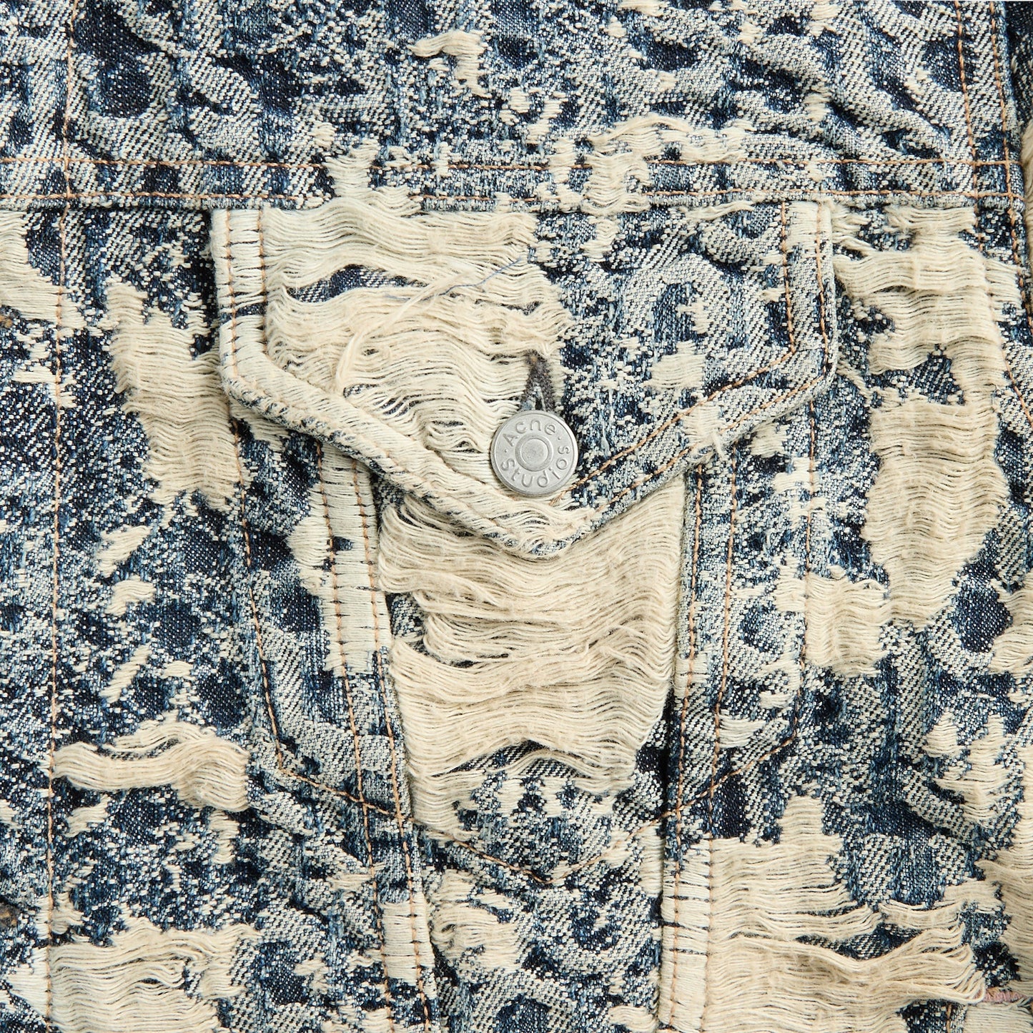 Men Kith Acne Studios Denim Jacket - Mid Blue