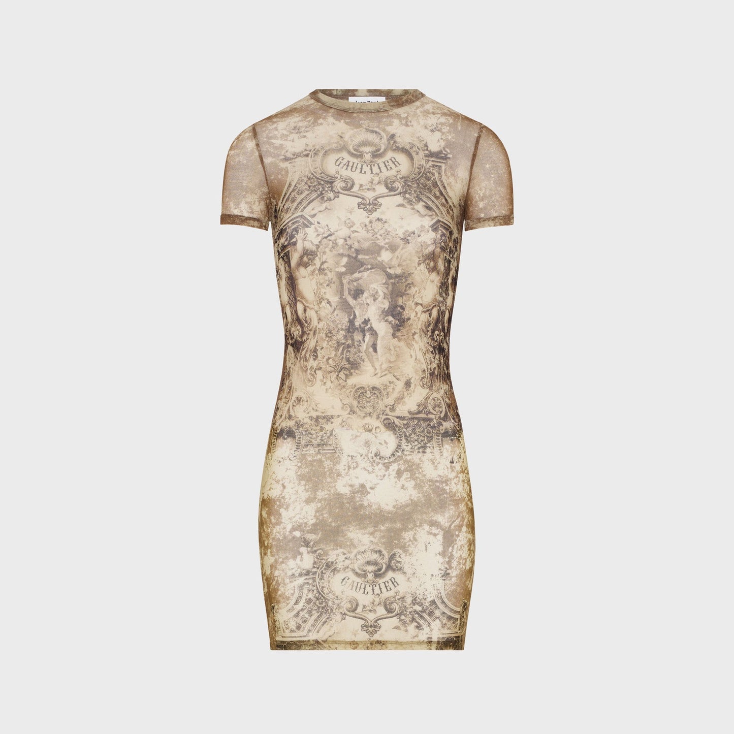 Women Kith Jean Paul Gaultier Mesh Short Dress - Printed Médaillon