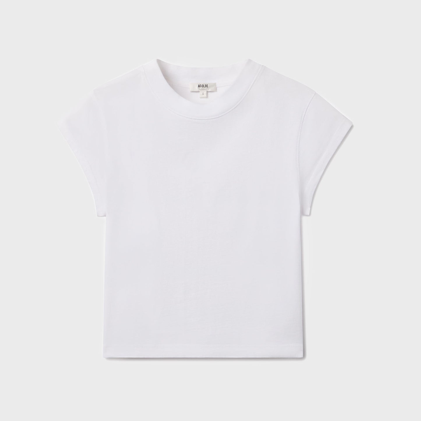 Women Kith Agolde Bryce Cap Sleeve Tee - White