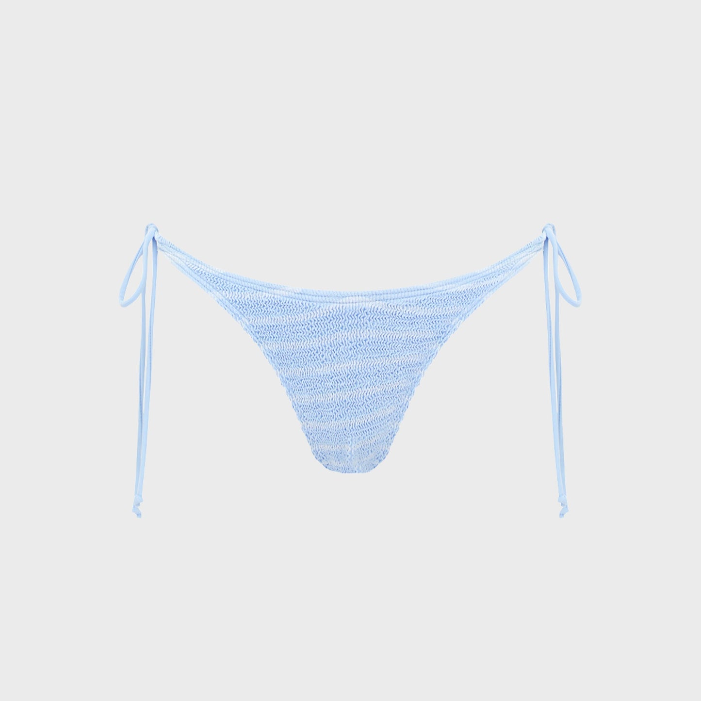 Women Kith Bond Eye Serenity Brief Bikini Bottom - Powder Blue Stripe