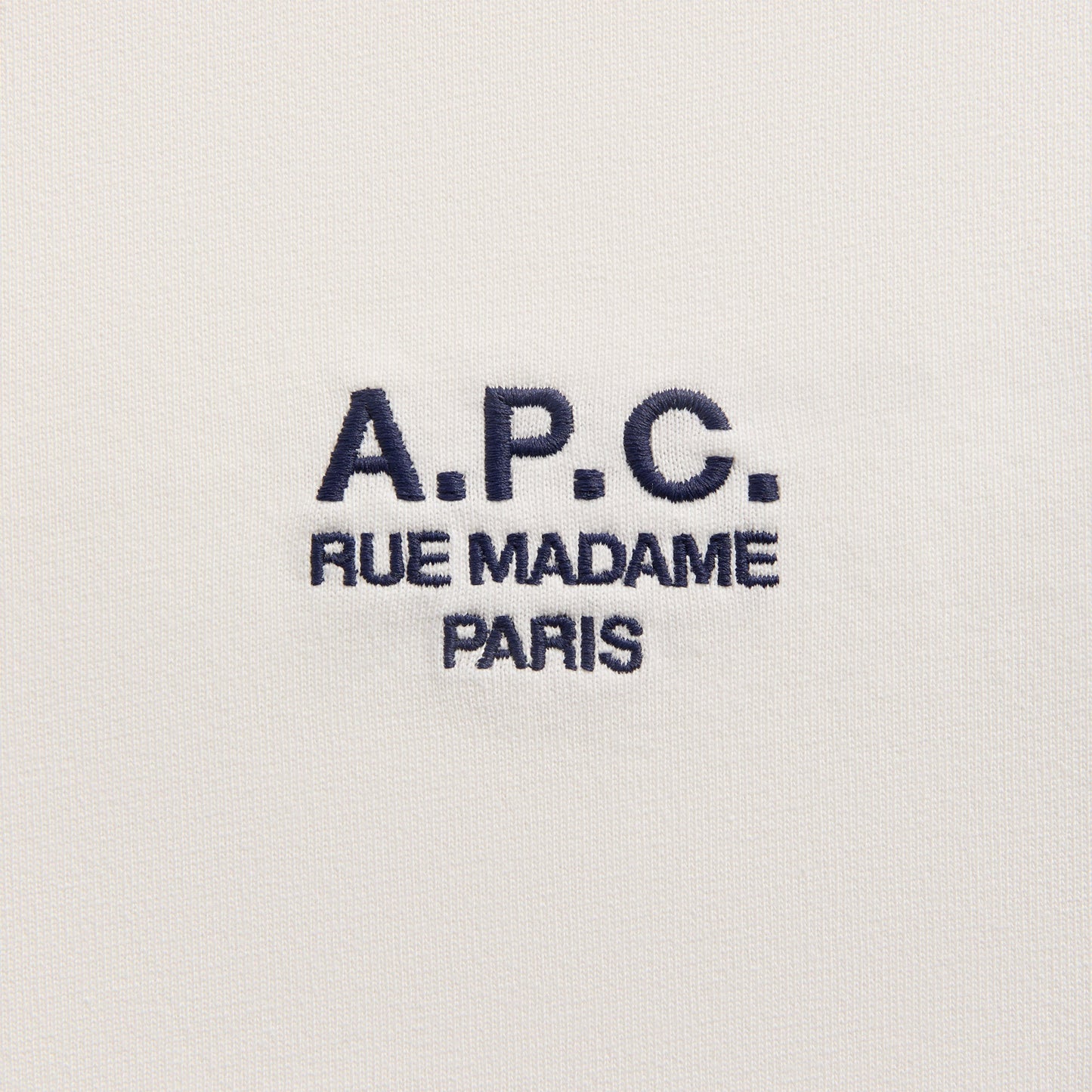 Men Kith A.P.C Rue Madame Tee - White / Dark Navy