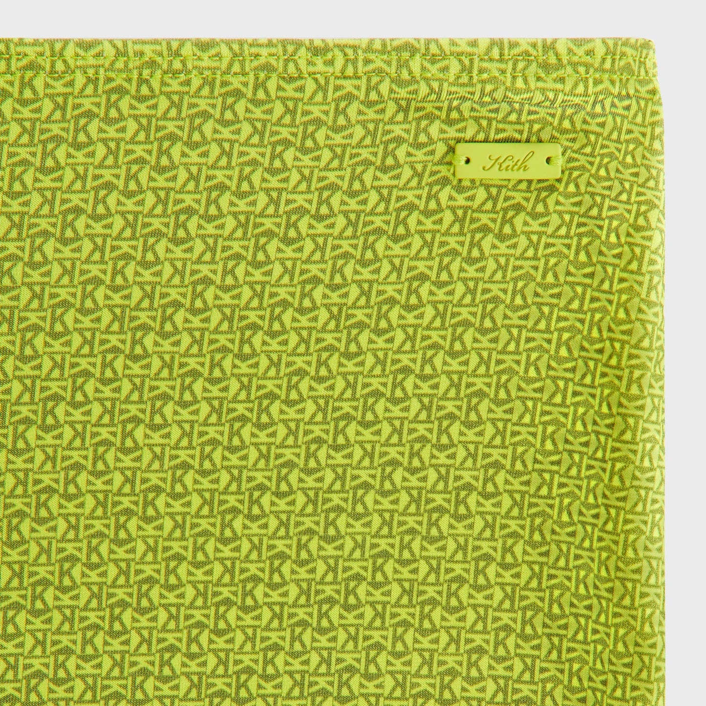 Women Kith Kith Women Mila Micro Monogram Maxi Skirt - Pistachio
