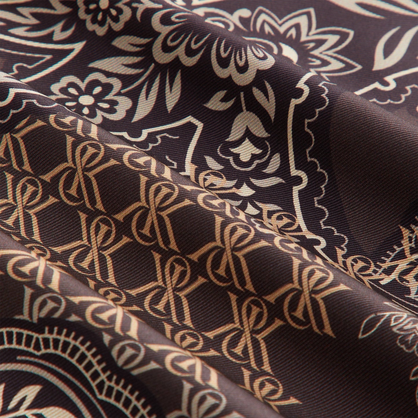 Women Kith Kith Women Siena Crest Paisley Shirt - Brew