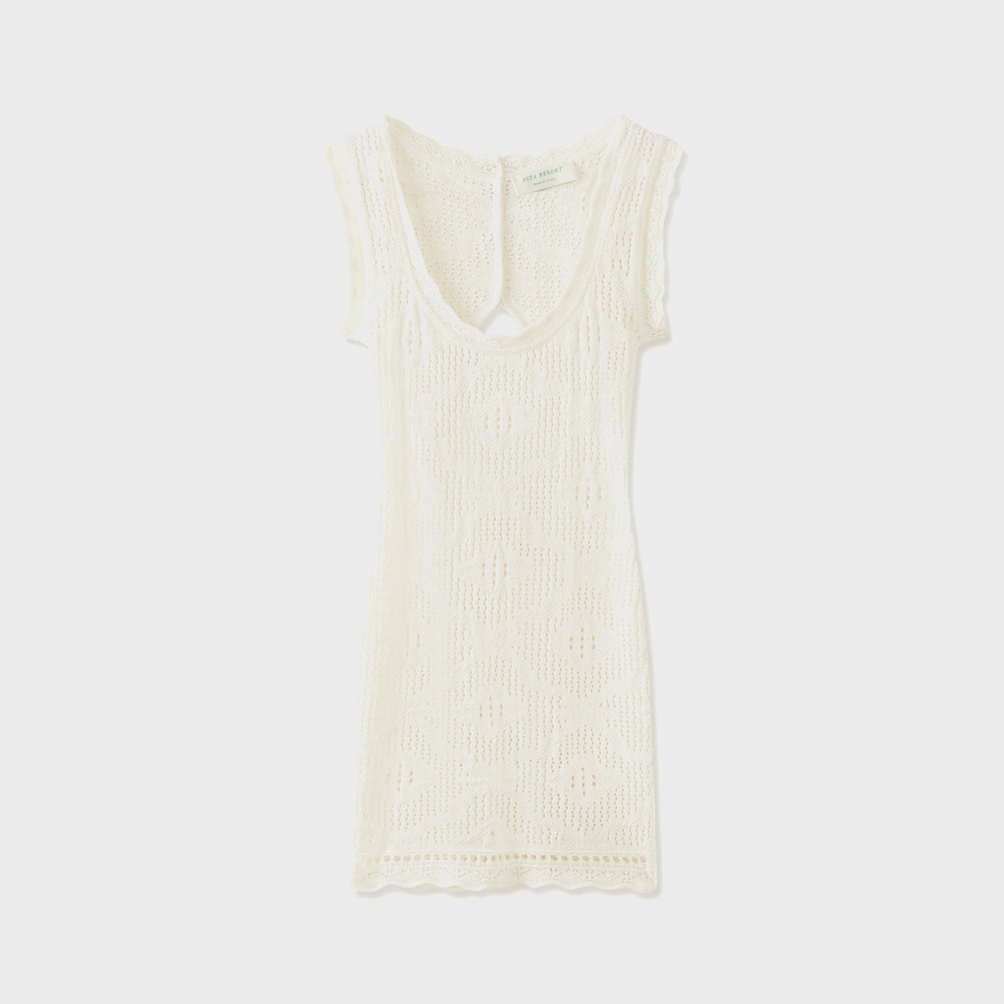 Women Kith Asta Resort Eve Crochet Mini Dress - Salt