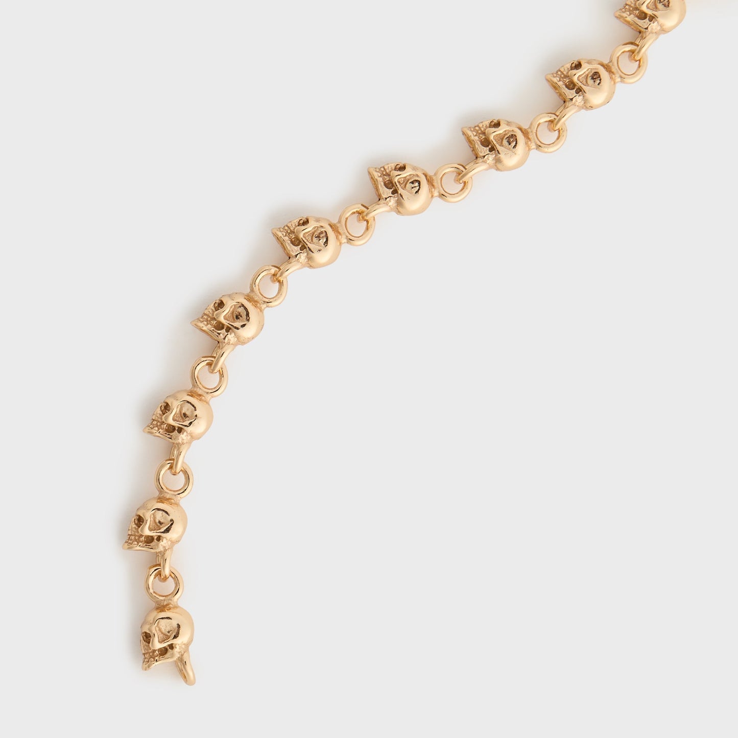 Men Kith Emanuele Bicocchi Gold Multi-Skull Bracelet - Gold