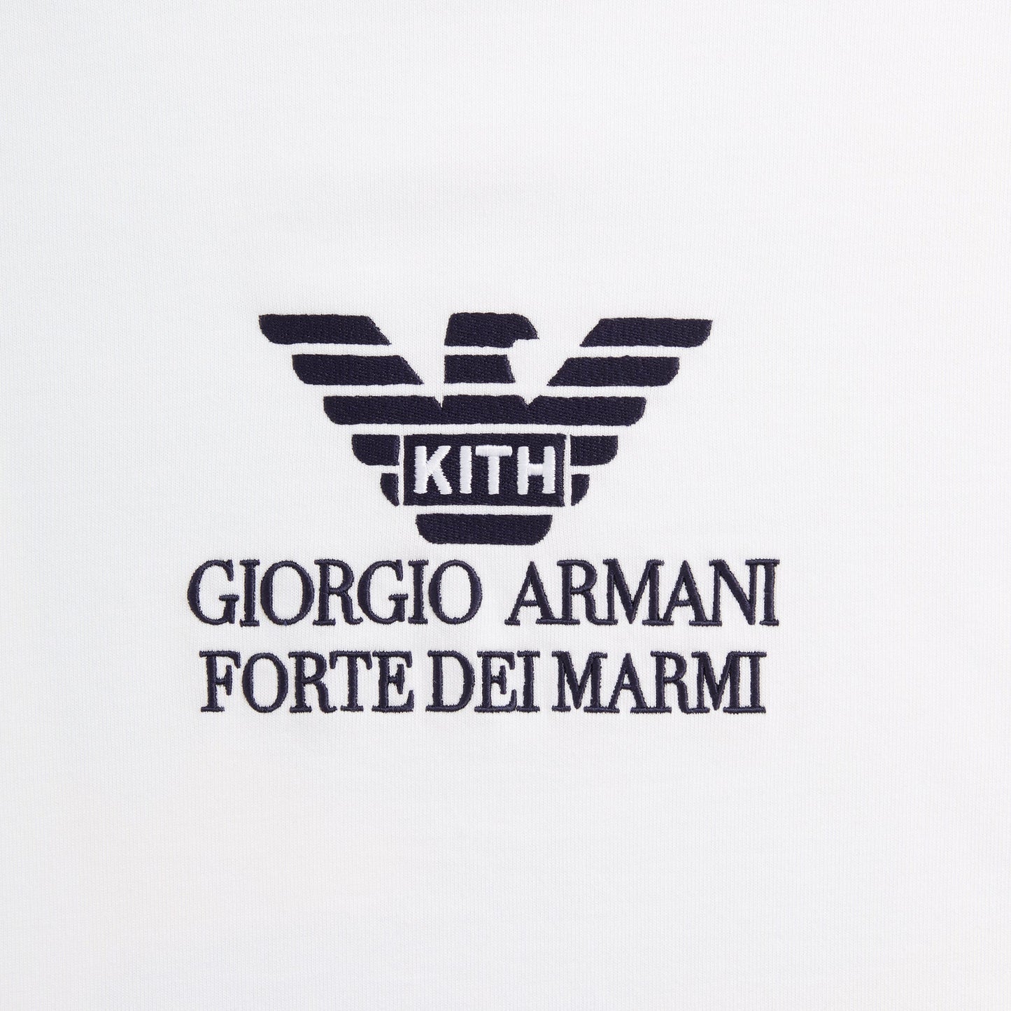 Men Kith Giorgio Armani & Kith Forte dei Marmi Tee - White