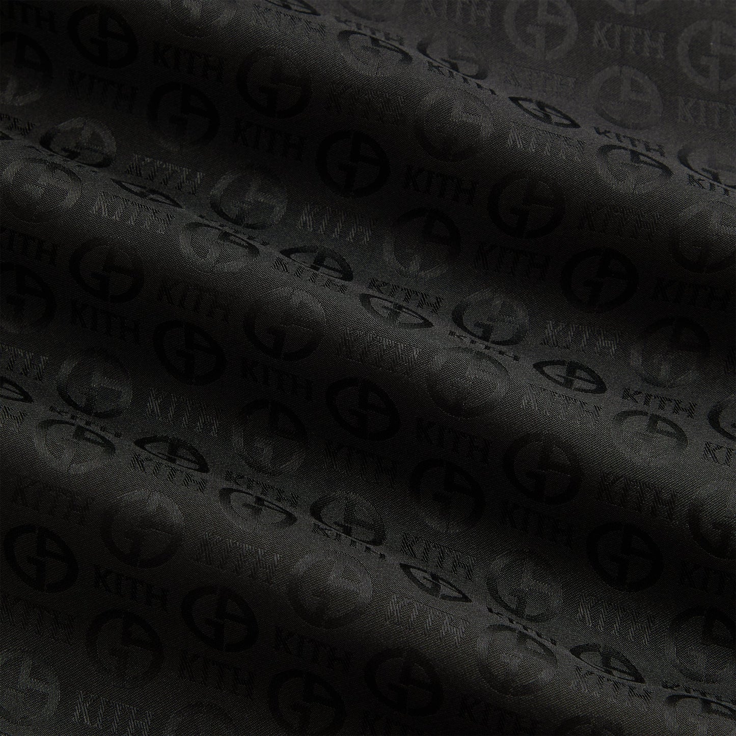 Men Kith Giorgio Armani & Kith Monogram Grayson Pant - Black