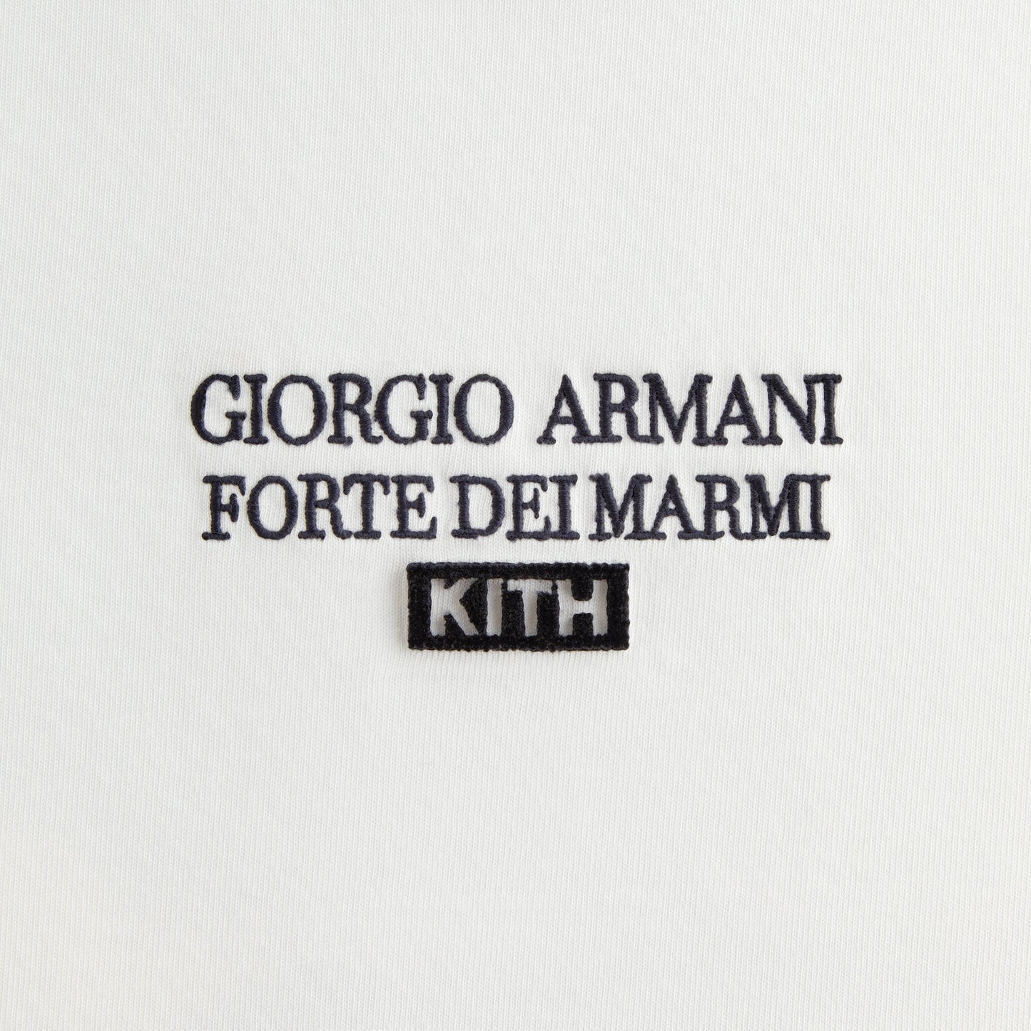 Women Kith Giorgio Armani & Kith Women Forte Dei Marmi Mulberry Tee - White
