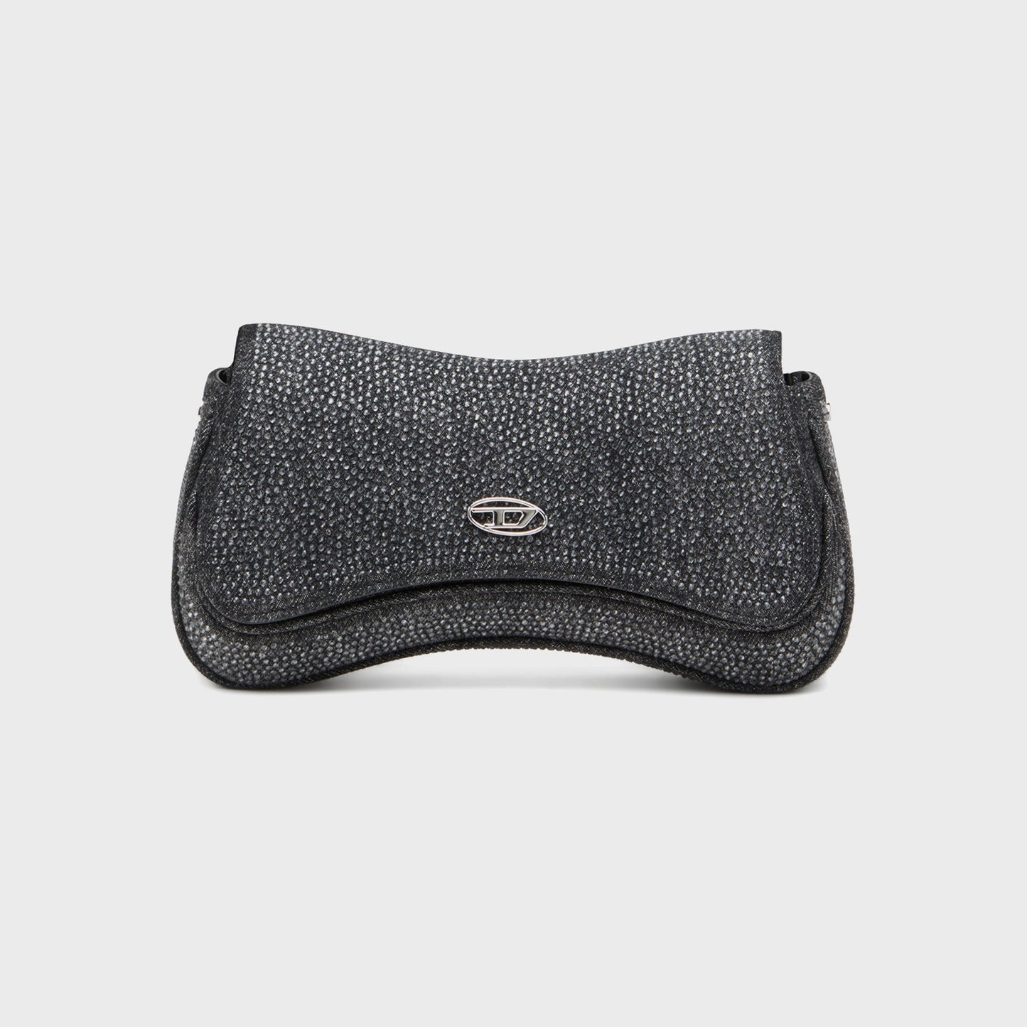 Women Kith Diesel Play Clutch Black with Crystals - Black