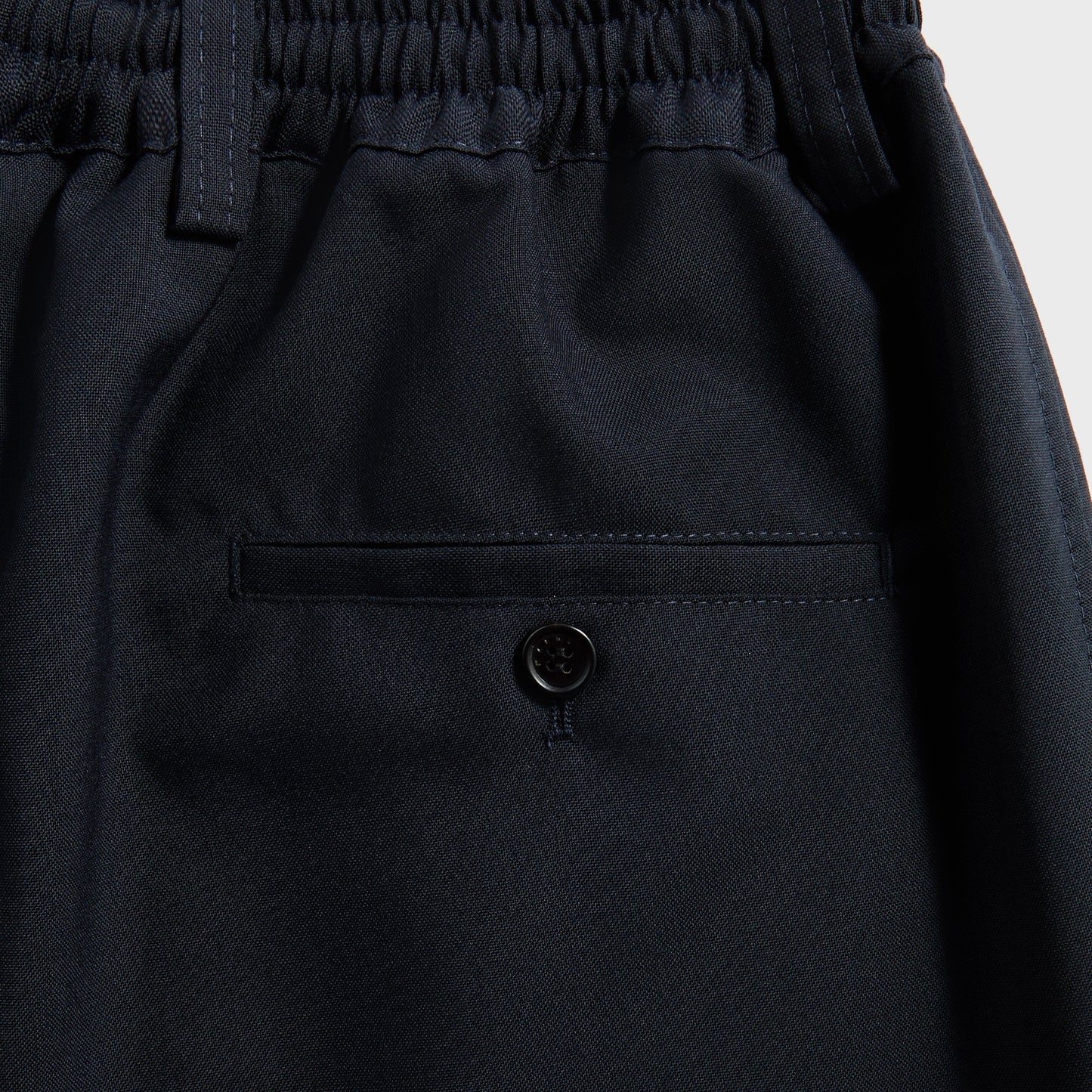 Men Kith Marni Tropical Wool Cropped Drawstring Trousers - Blue / Black