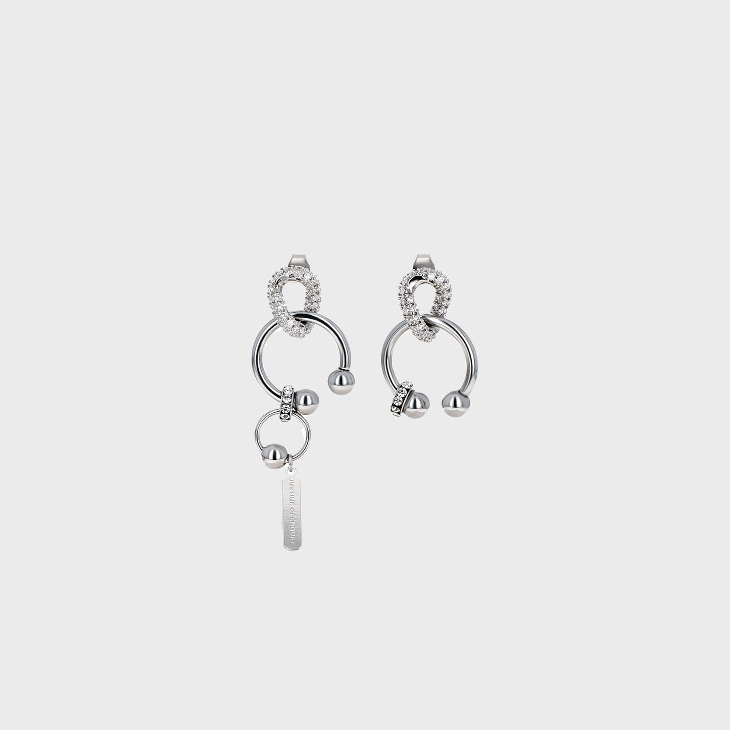 Women Kith Justine Clenquet Phoebe Earring - Palladium