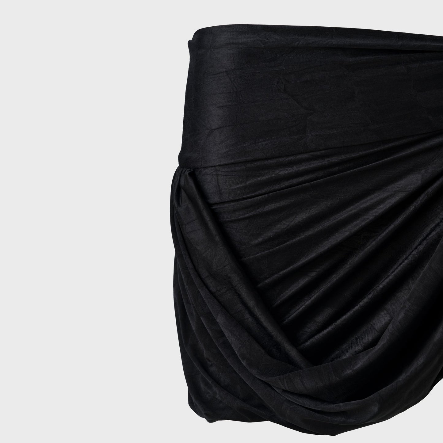 Women Kith Siedres Tie Detailed Jersey Wrap Mini Skirt - Black