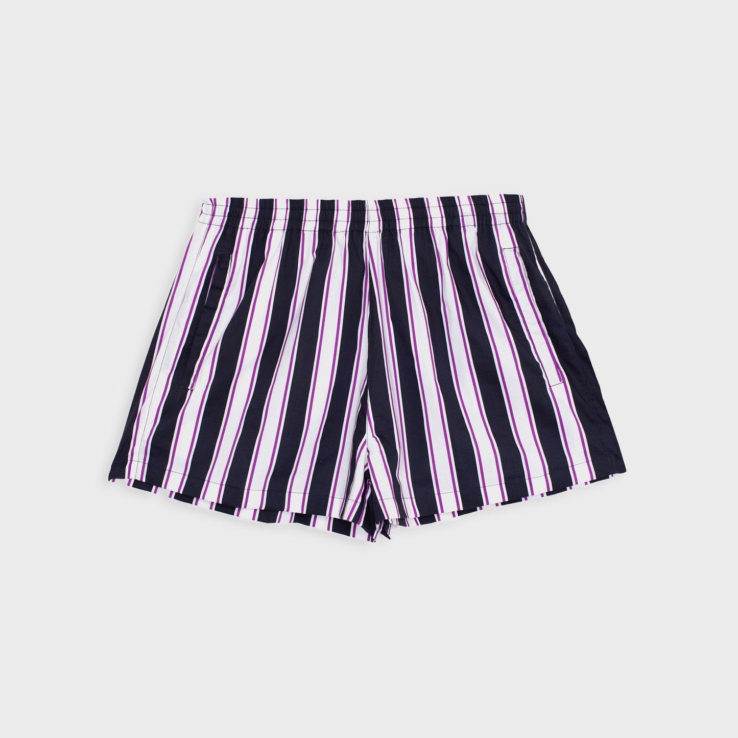 Women Kith Mikoh Alki High Waisted Poplin Shorts - Cabana Stripe