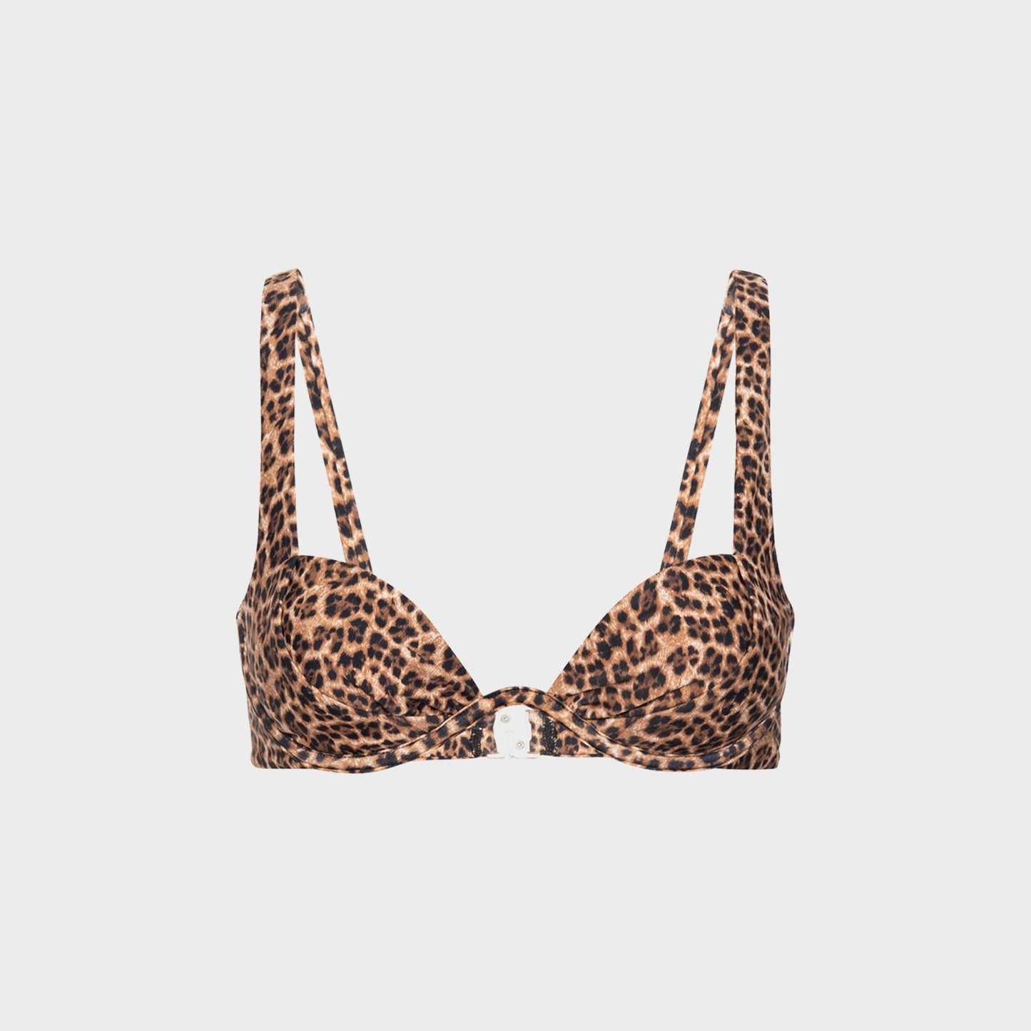 Women Kith Miaou Cora Bikini Top - Leopard