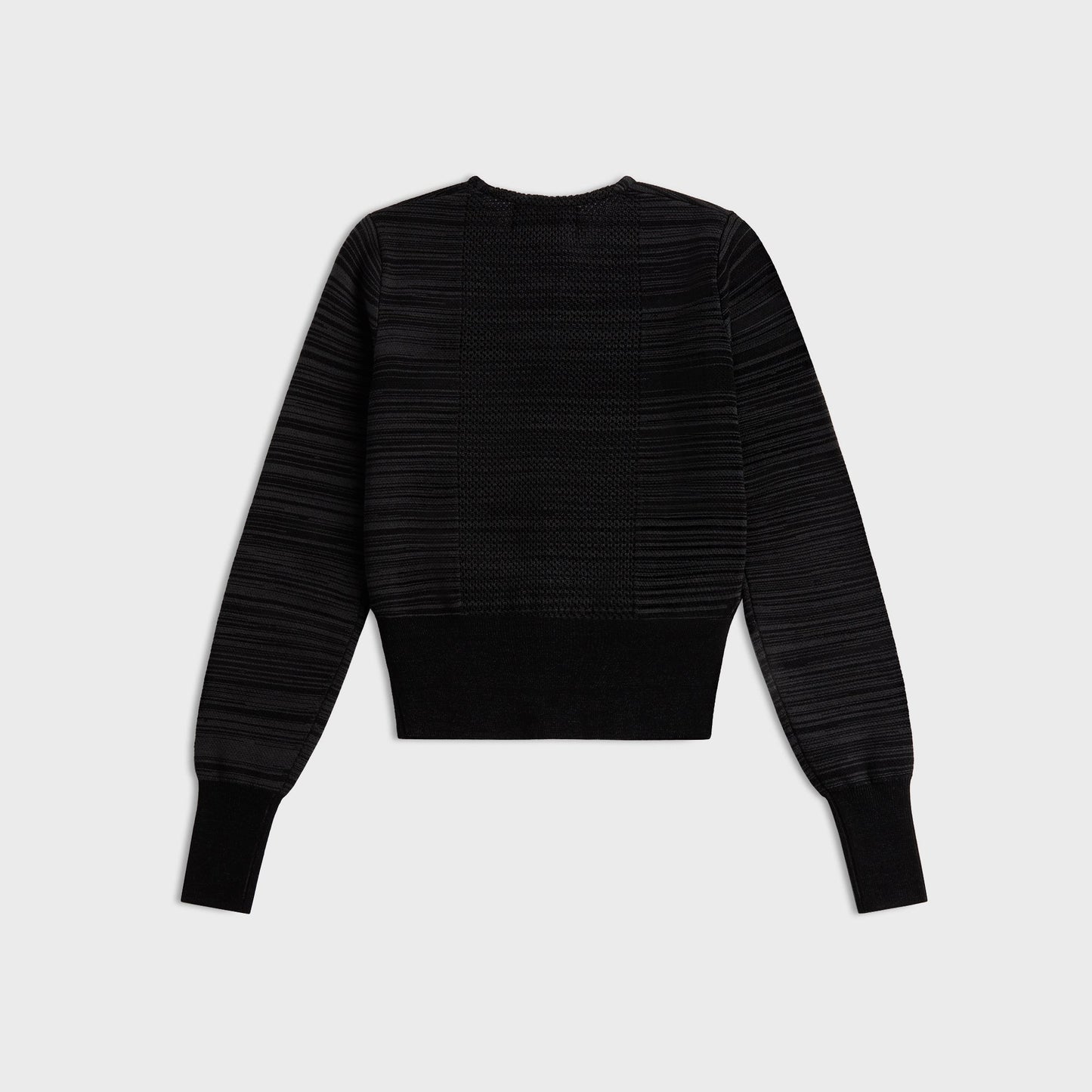 Women Kith Jordan x Téla Knit Cardigan - Dark Smoke Grey / Black