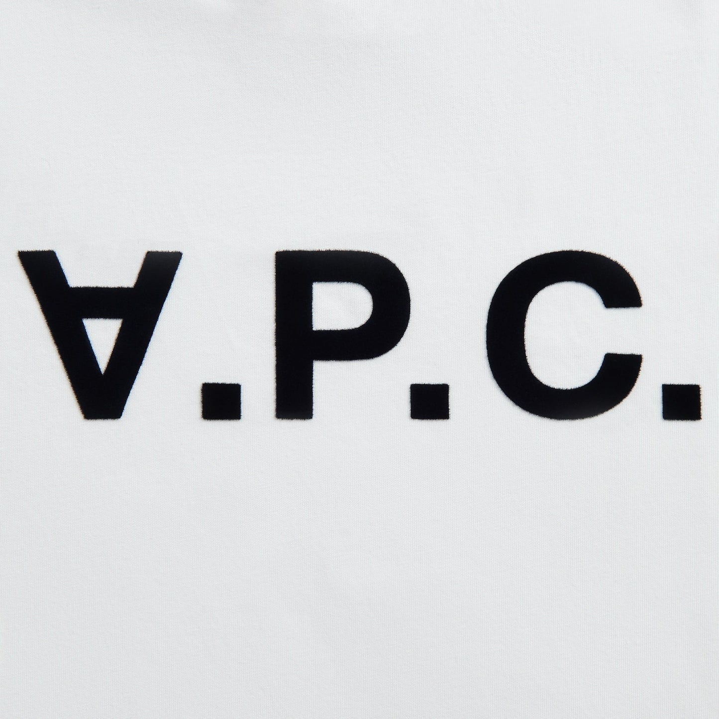Men Kith A.P.C. Standard Grand VPC Tee - White / Dark Navy