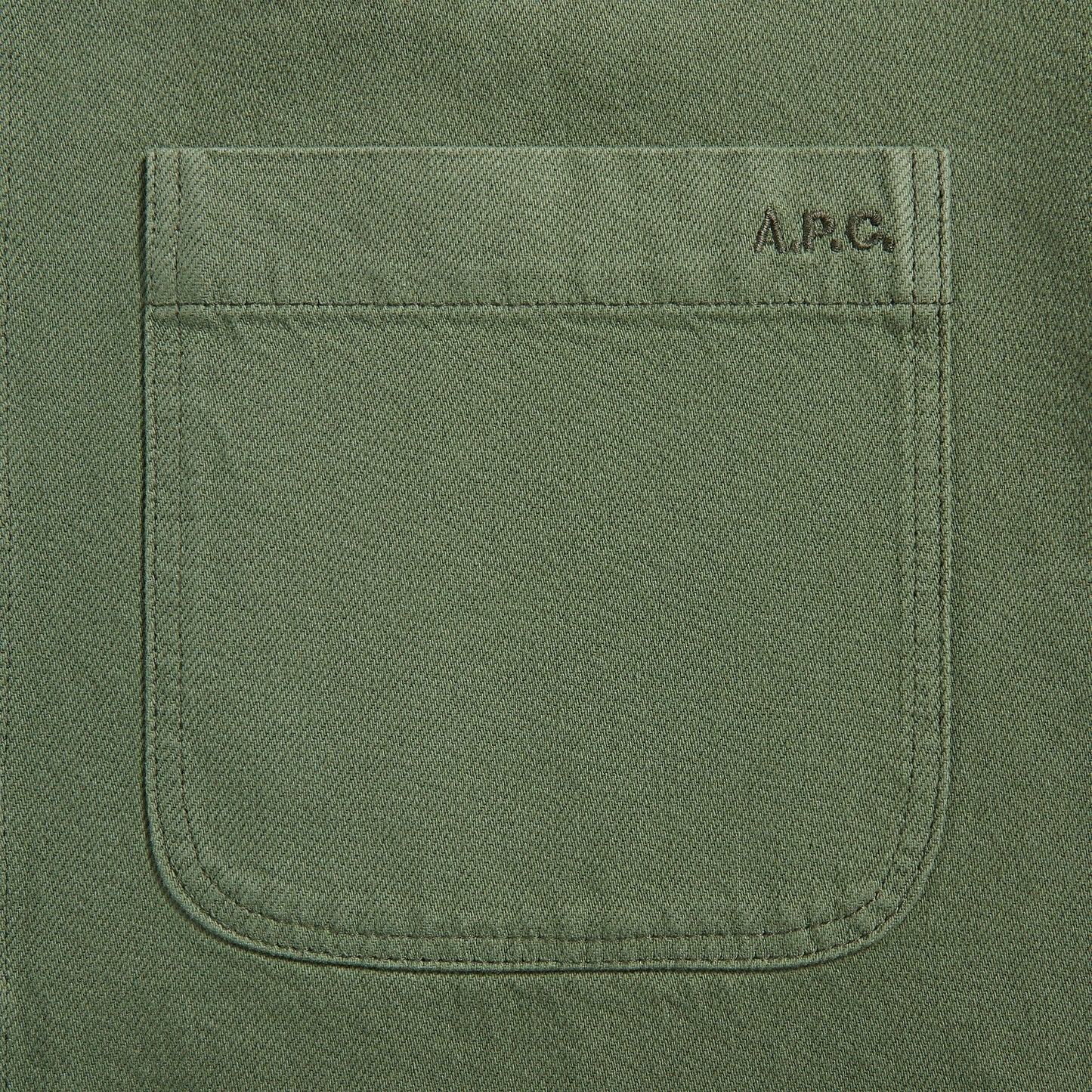 Men Kith A.P.C. Surchemise Leon - Green