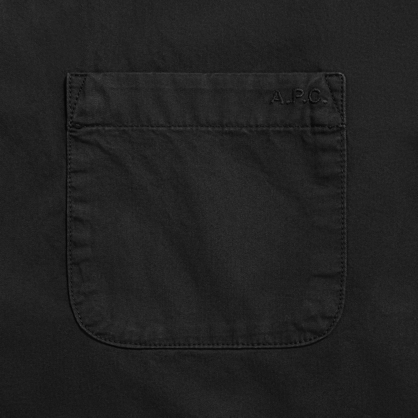 Men Kith A.P.C. Chemise Malo Logo False - Black