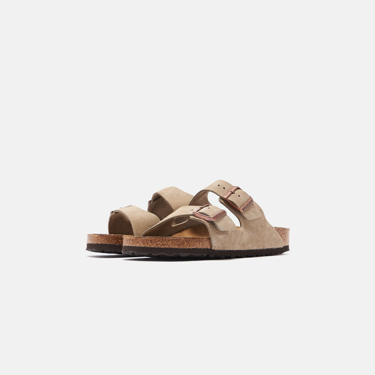 Men Kith Birkenstock Arizona Soft Footbed Suede - Taupe