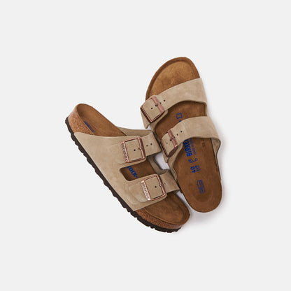 Men Kith Birkenstock Arizona Soft Footbed Suede - Taupe