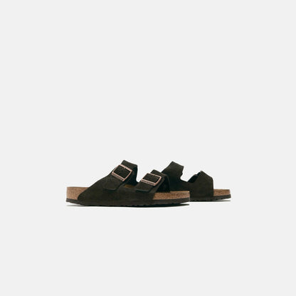 Men Kith Birkenstock Arizona Soft Footbed - Mocha Suede