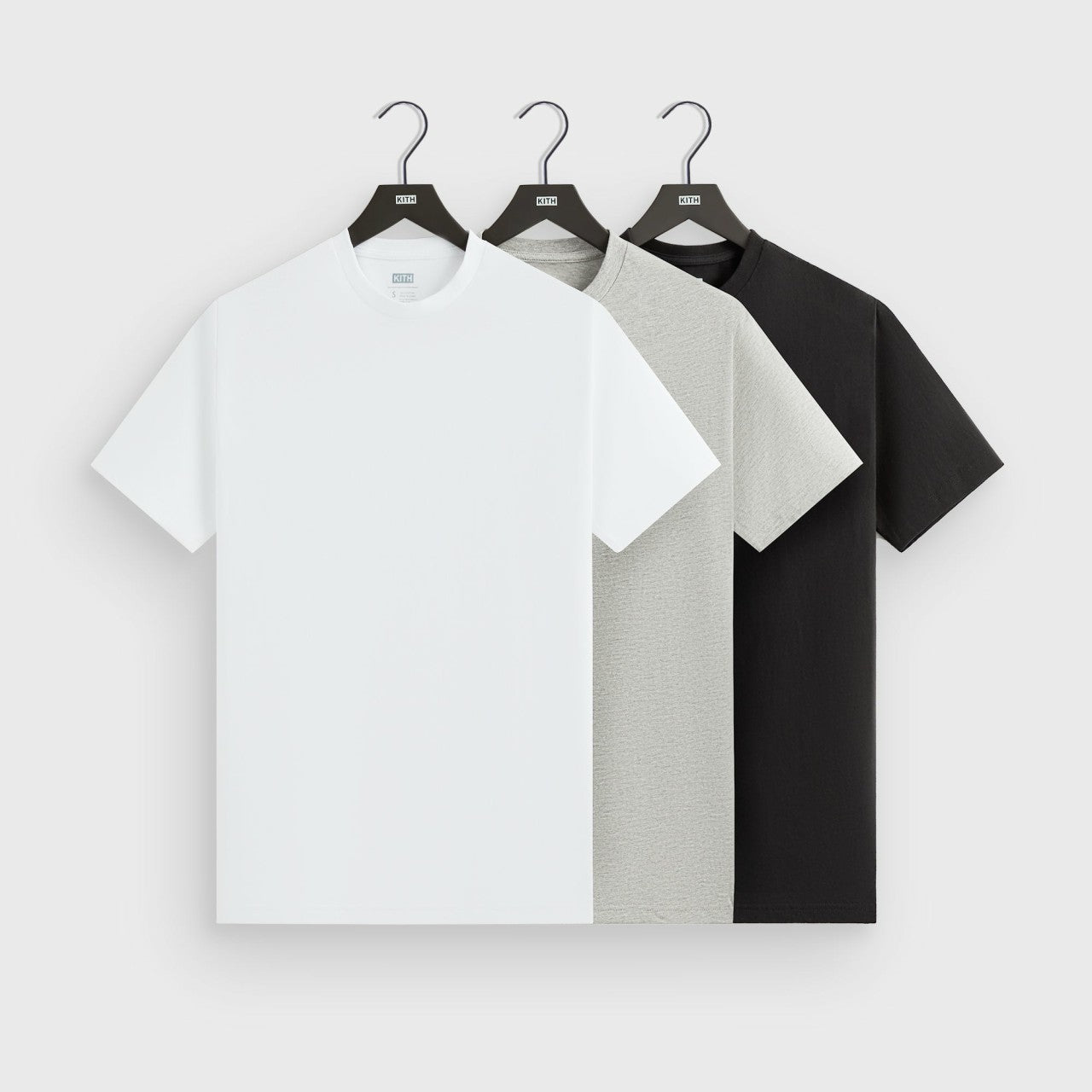 Men Kith Kith 3-Pack Undershirt - White / Heather Grey / Black