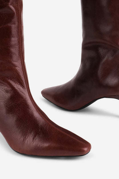 Intentionally Blank SEVILLE LEATHER KNEE HIGH BOOT