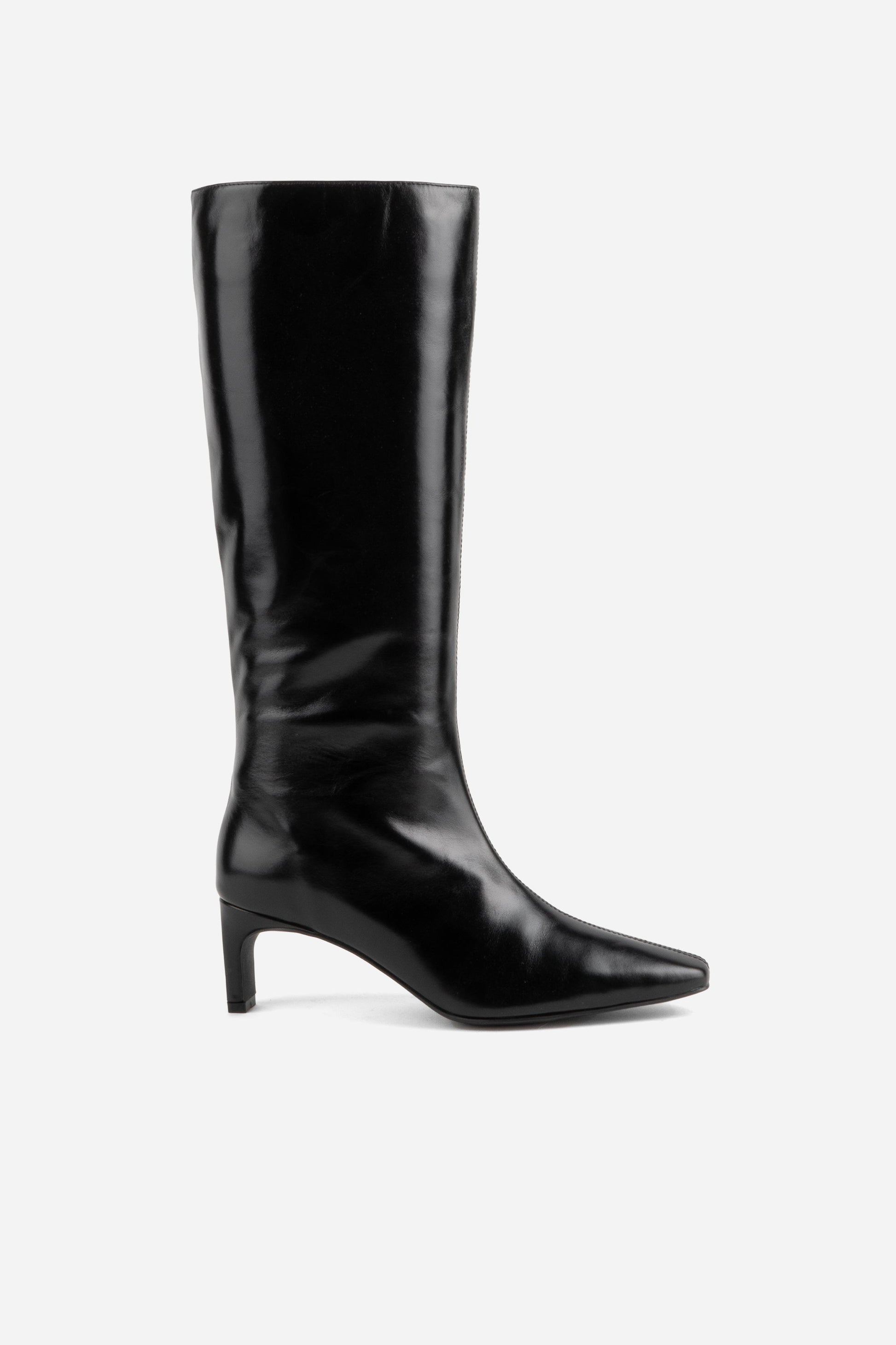 Intentionally Blank SEVILLE LEATHER KNEE HIGH BOOT