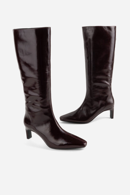 Intentionally Blank SEVILLE LEATHER KNEE HIGH BOOT