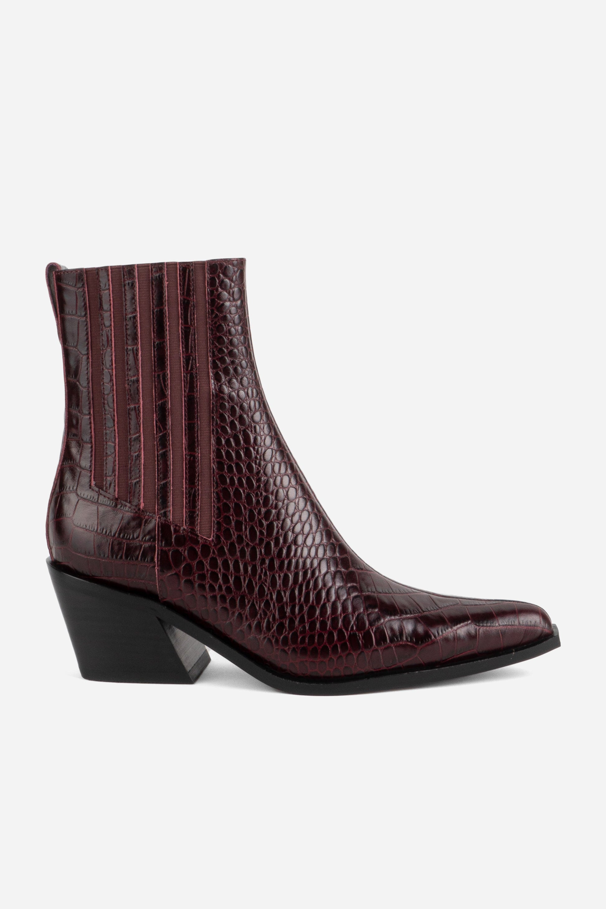 Intentionally Blank HILLARY CROC WESTERN BOOT