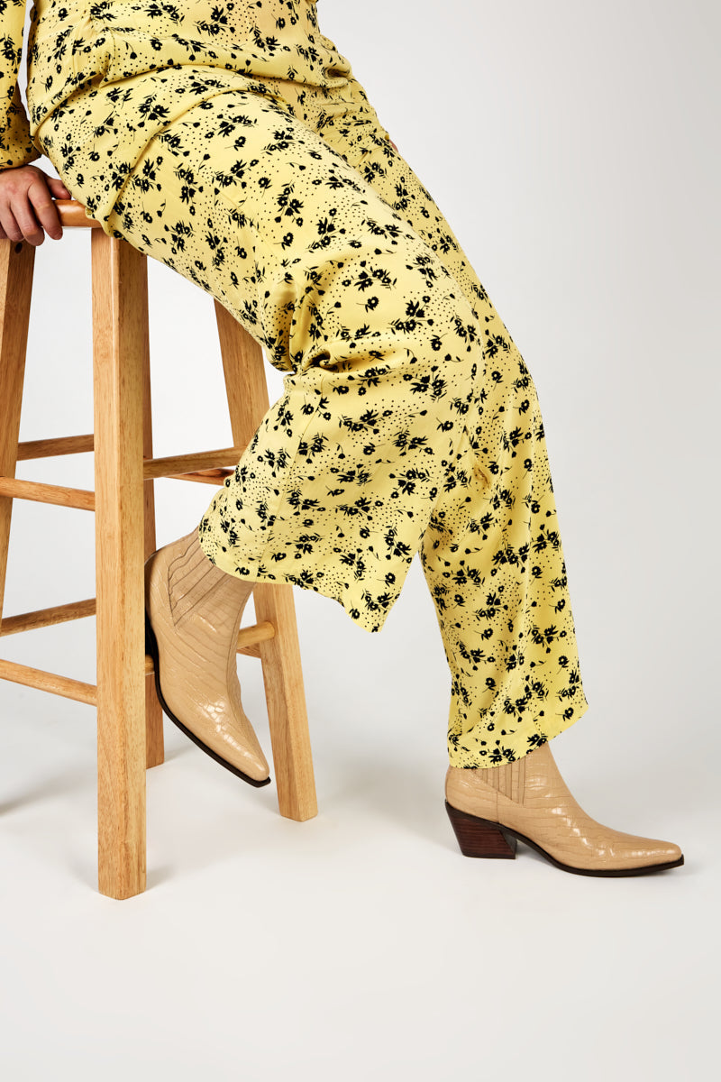 Intentionally Blank HILLARY CROC WESTERN BOOT