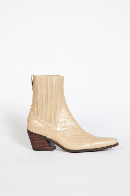 Intentionally Blank HILLARY CROC WESTERN BOOT