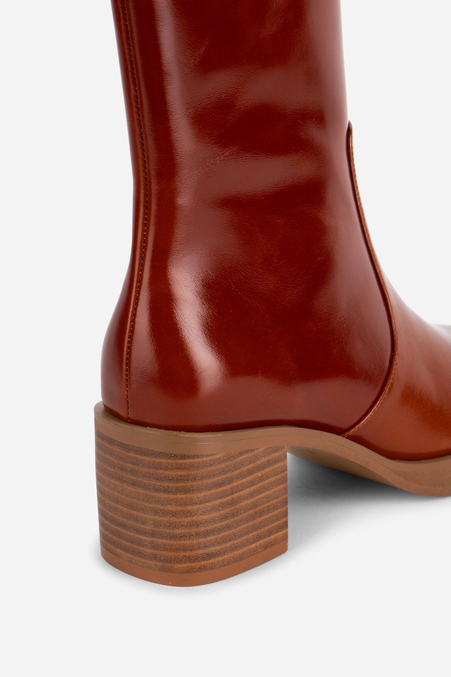 Intentionally Blank NORFOLK STACKED HEEL ANKLE BOOT