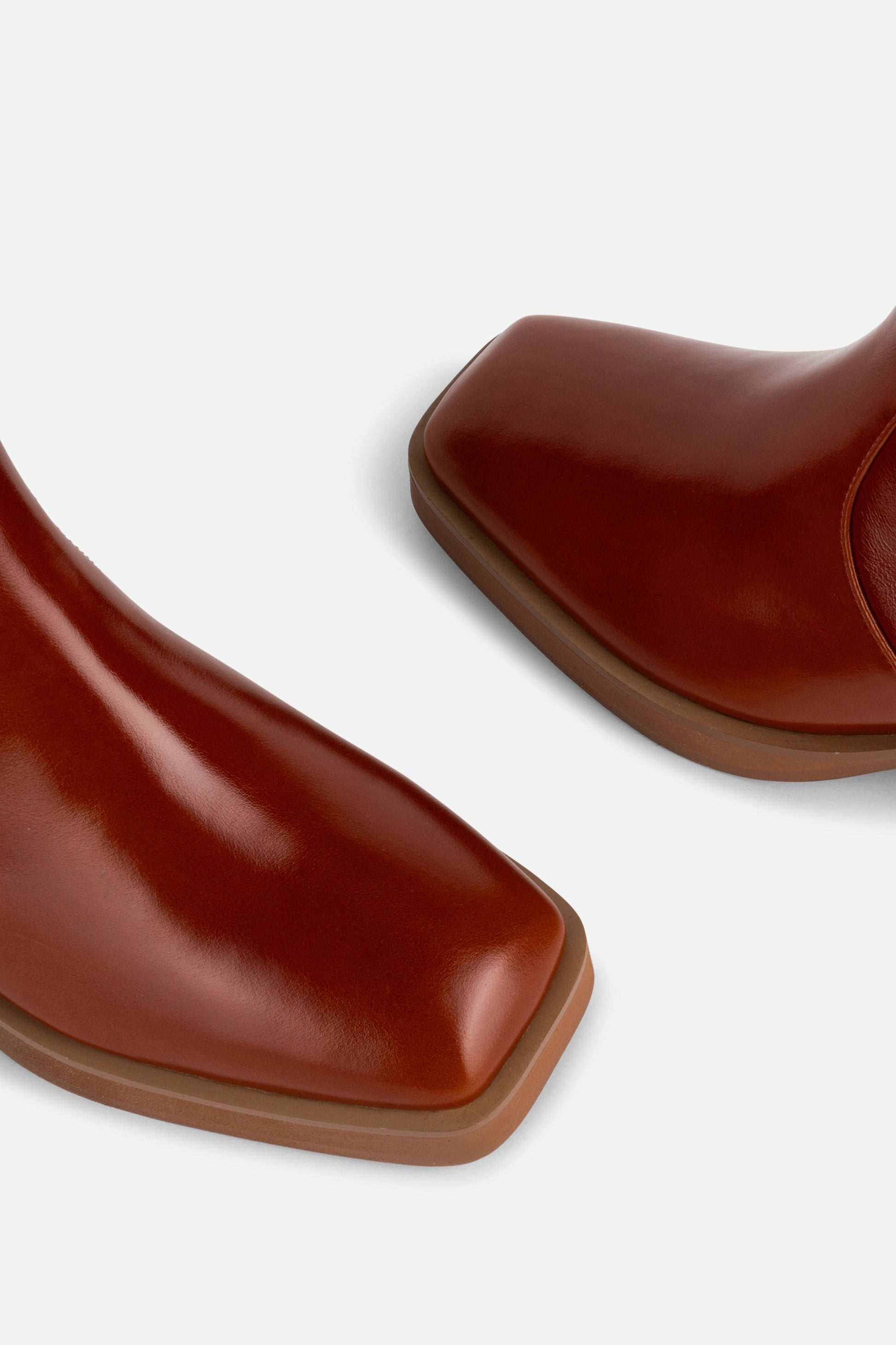 Intentionally Blank NORFOLK STACKED HEEL ANKLE BOOT